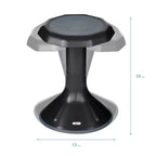 Tabouret oscillant ECR4Kids ACE Active Core Engagement, hauteur d'assise de 45,7 cm, sièges flexibles