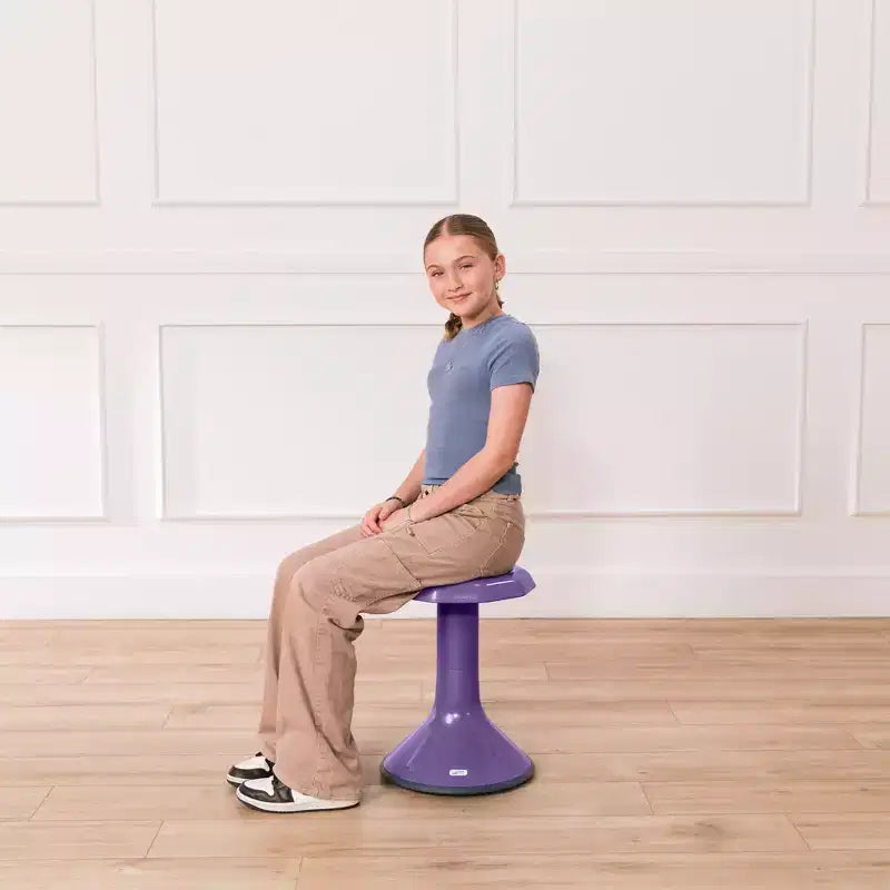 Tabouret oscillant ECR4Kids ACE Active Core Engagement, hauteur d'assise de 45,7 cm, sièges flexibles