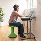 Tabouret oscillant ECR4Kids ACE Active Core Engagement, hauteur d'assise de 45,7 cm, sièges flexibles