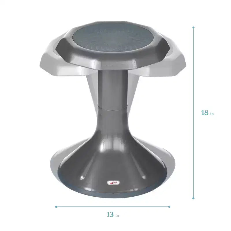 Tabouret oscillant ECR4Kids ACE Active Core Engagement, hauteur d'assise de 45,7 cm, sièges flexibles