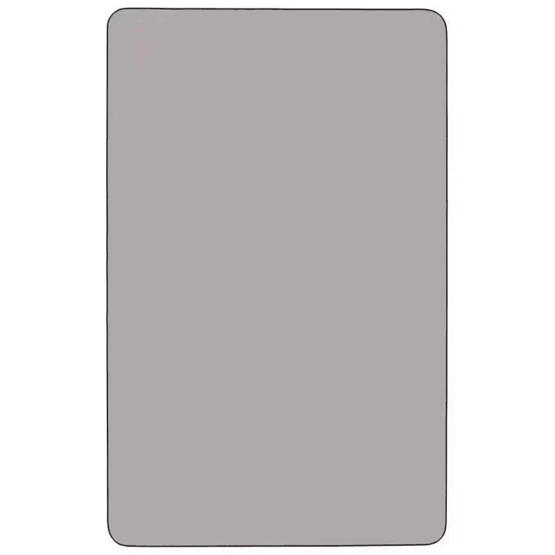 Flash Furniture Table d'activité rectangulaire en stratifié thermique de 30'' L x 48'' P - Pieds réglables en hauteur standard