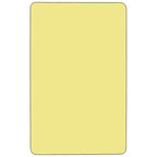 Flash Furniture Table d'activité rectangulaire en stratifié thermique de 30'' L x 48'' P - Pieds réglables en hauteur standard