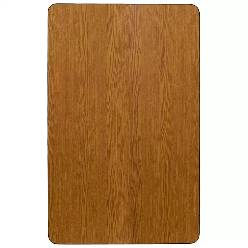 Flash Furniture Table d'activité rectangulaire en stratifié thermique de 30'' L x 48'' P - Pieds réglables en hauteur standard