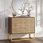 Noble Park Lissa Miroir mural décoratif rond avec bord biseauté moderne Cadre en bois doré ondulé de 80 cm de large pour salle de bain, chambre, salon, maison