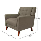 Fauteuil Candace Mid-Century Modern - Christopher Knight Home