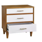 Table de chevet 3 tiroirs Lifestorey Ana Mid Century Modern