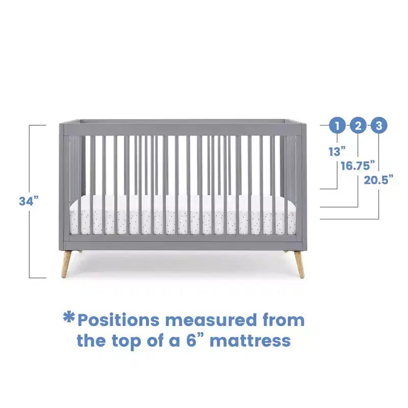 Lit de bébé convertible 4-en-1 Jordan de Delta Children
