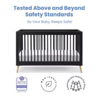 Lit de bébé convertible 4-en-1 Jordan de Delta Children
