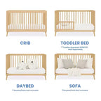 Lit de bébé convertible 4-en-1 Jordan de Delta Children