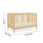 Lit de bébé convertible 4-en-1 Jordan de Delta Children
