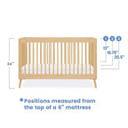 Lit de bébé convertible 4-en-1 Jordan de Delta Children