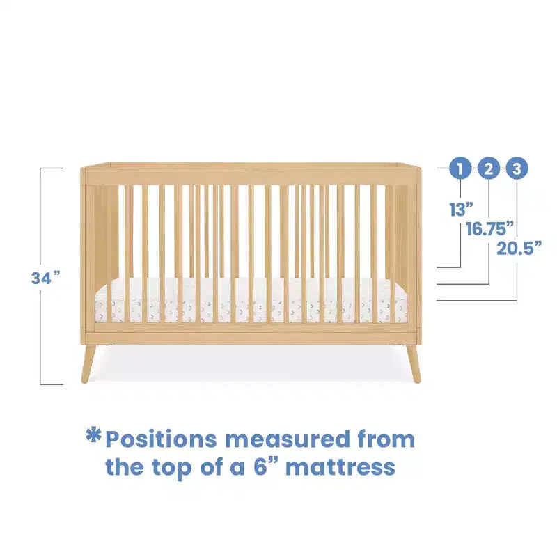 Lit de bébé convertible 4-en-1 Jordan de Delta Children