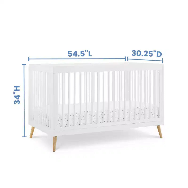 Lit de bébé convertible 4-en-1 Jordan de Delta Children