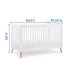 Lit de bébé convertible 4-en-1 Jordan de Delta Children