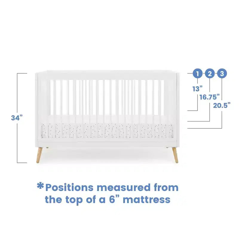 Lit de bébé convertible 4-en-1 Jordan de Delta Children