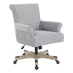 Megan Office Chair with Gray Wash Wood - OSP Home Furnishings