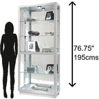 Howard Miller Jayden II Vitrine 680576 Argent