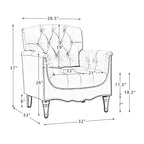 Lot de 2 fauteuils Enrique en cuir véritable avec dossier capitonné | ART OF LIVING DESIGNS