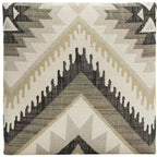 Repose-pieds Makalo - MCR4597 - Ikat/Noir - Safavieh