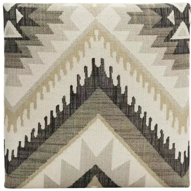 Repose-pieds Makalo - MCR4597 - Ikat/Noir - Safavieh