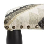 Repose-pieds Makalo - MCR4597 - Ikat/Noir - Safavieh