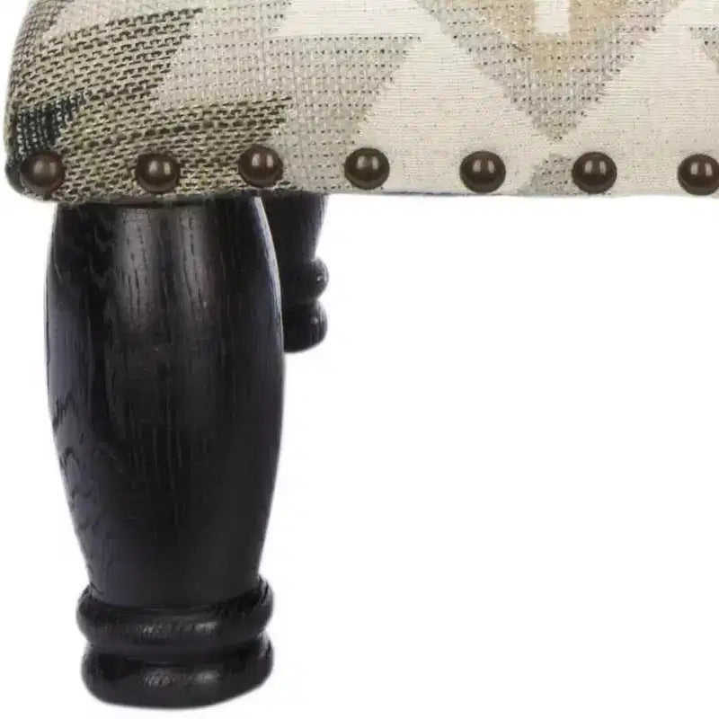 Repose-pieds Makalo - MCR4597 - Ikat/Noir - Safavieh