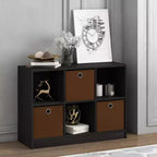 Étagère de rangement avec 3 cubes et 3 tiroirs amovibles Furinno