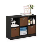 Étagère de rangement avec 3 cubes et 3 tiroirs amovibles Furinno