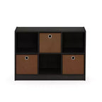 Étagère de rangement avec 3 cubes et 3 tiroirs amovibles Furinno