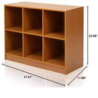 Étagère de rangement avec 3 cubes et 3 tiroirs amovibles Furinno