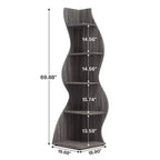 Étagère d'angle Lantine 70 à 5 niveaux