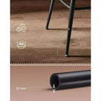VASAGLE Collection EKHO - Lot de 2 tabourets de bar, tabourets de bar pivotants hauteur comptoir avec dossier, cuir synthétique avec surpiqûres