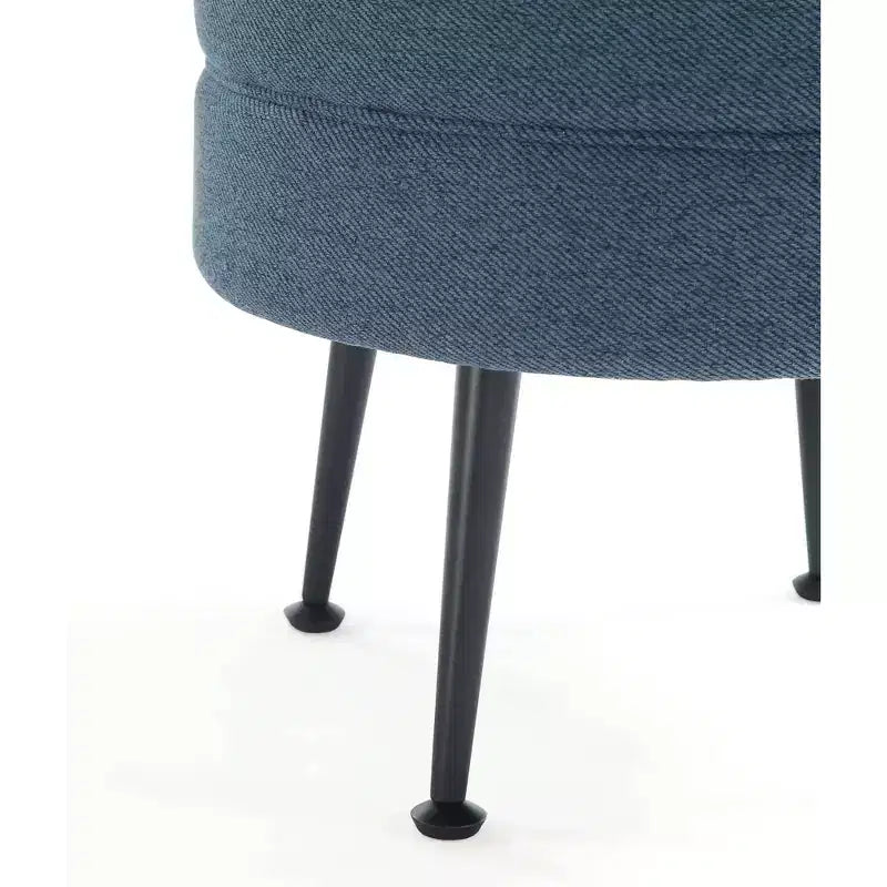Pouf rembourré en mélange de polyester tissé Bailey Manhattan Comfort