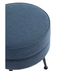 Pouf rembourré en mélange de polyester tissé Bailey Manhattan Comfort