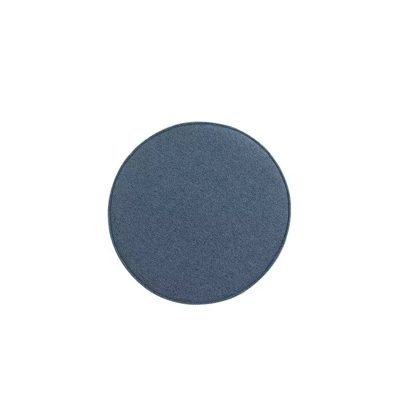 Pouf rembourré en mélange de polyester tissé Bailey Manhattan Comfort