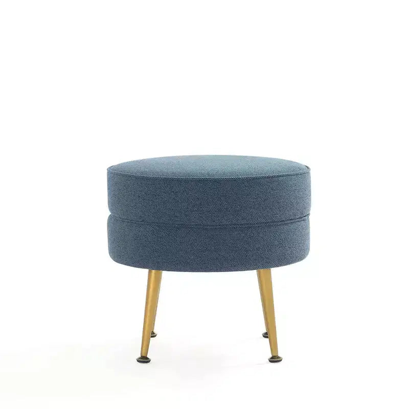 Pouf rembourré en mélange de polyester tissé Bailey Manhattan Comfort