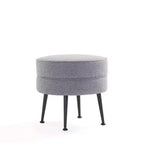 Pouf rembourré en mélange de polyester tissé Bailey Manhattan Comfort