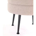 Pouf rembourré en mélange de polyester tissé Bailey Manhattan Comfort
