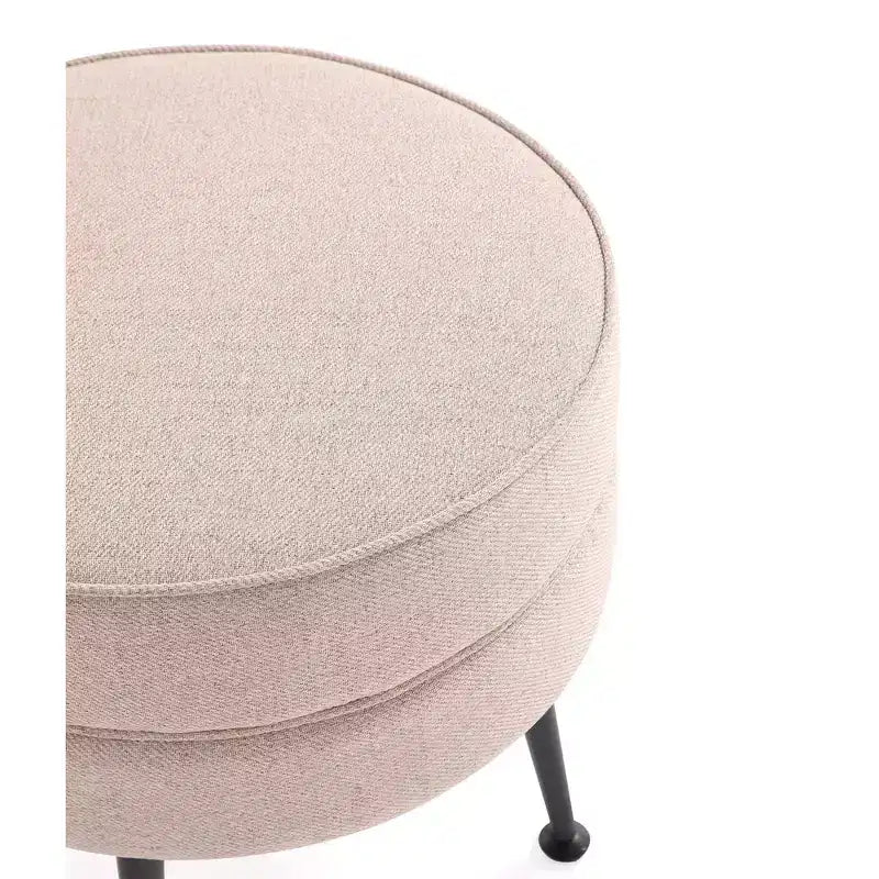Pouf rembourré en mélange de polyester tissé Bailey Manhattan Comfort