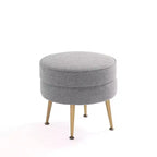 Pouf rembourré en mélange de polyester tissé Bailey Manhattan Comfort
