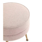 Pouf rembourré en mélange de polyester tissé Bailey Manhattan Comfort