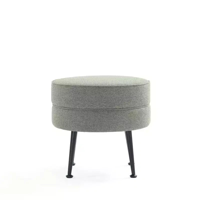 Pouf rembourré en mélange de polyester tissé Bailey Manhattan Comfort