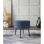 Pouf rembourré en mélange de polyester tissé Bailey Manhattan Comfort