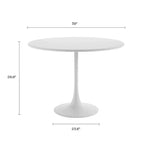 Table de salle à manger de bistrot Jamesdar Kurv