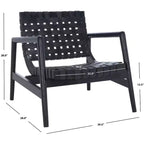 Fauteuil en cuir tressé Bellona - ACH1004 - Safavieh