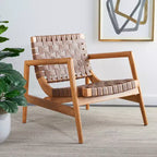 Fauteuil en cuir tressé Bellona - ACH1004 - Safavieh