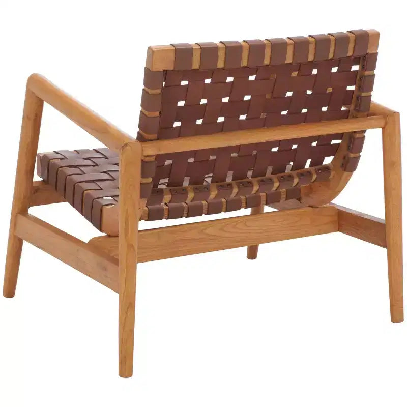 Fauteuil en cuir tressé Bellona - ACH1004 - Safavieh