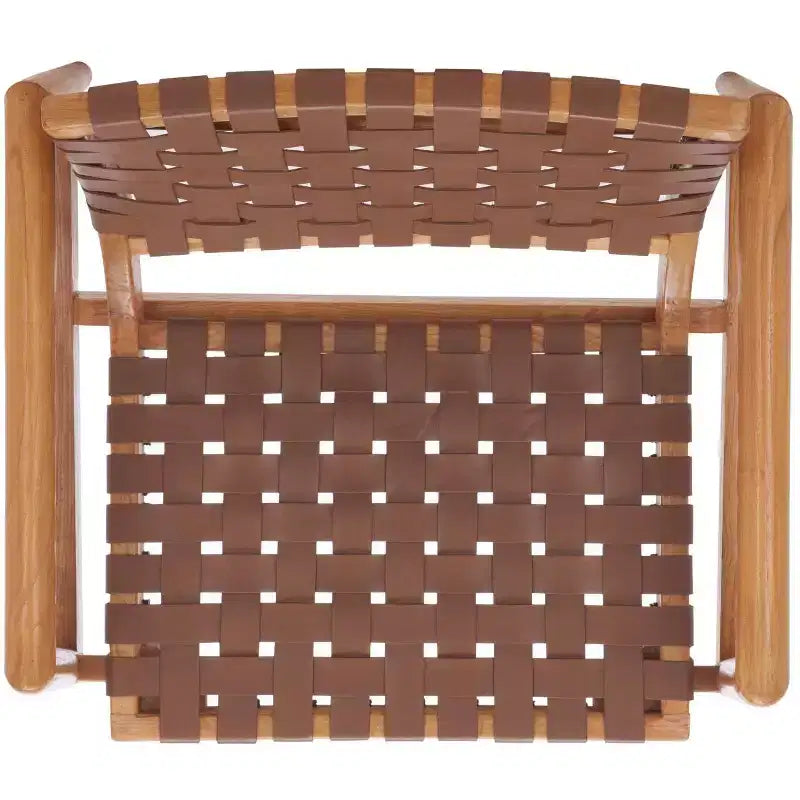 Fauteuil en cuir tressé Bellona - ACH1004 - Safavieh