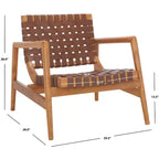 Fauteuil en cuir tressé Bellona - ACH1004 - Safavieh