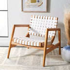 Fauteuil en cuir tressé Bellona - ACH1004 - Safavieh